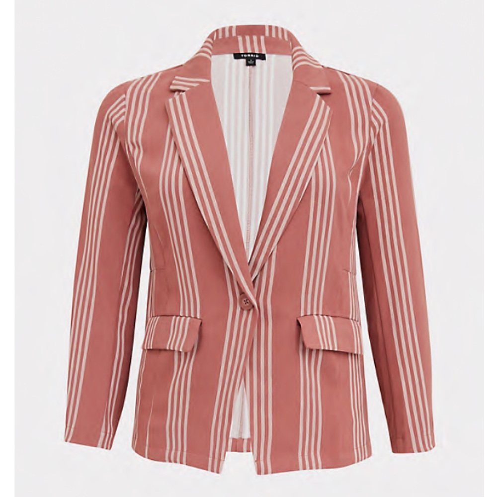 TORRID | Trendy Casual Blazer w/ Button front